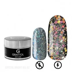 Grattol Gel Crystal Bright 02 15 ml 