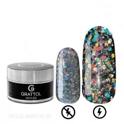 Grattol Gel Crystal Bright 03 15 ml