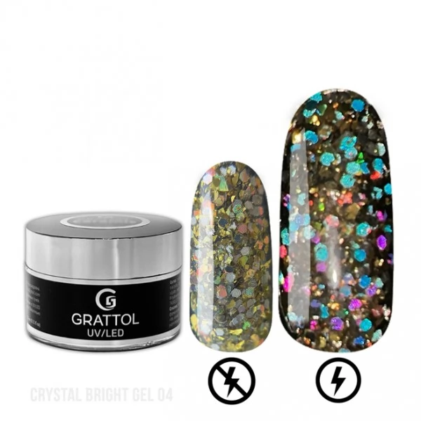 Grattol Gel Crystal Bright 04 15 ml 