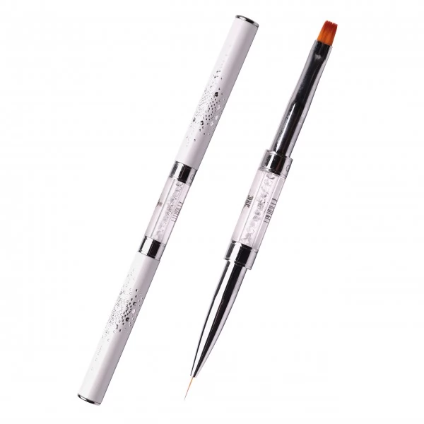 Brush Komilfo Double Gel flat 6 (Nylon)/Liner 9 (Nylon) Brush Komilfo Double Gel flat 6 (Nylon)/Liner 9 (Nylon)