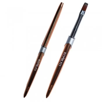 Brush Komilfo Rose Gold Gel flat RG12 (Nylon)
