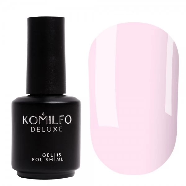 Gel polish Komilfo Deluxe Series D033 15 ml (light, lilac-pink, enamel) Gel polish Komilfo Deluxe Series D033 15 ml (light, lilac-pink, enamel)