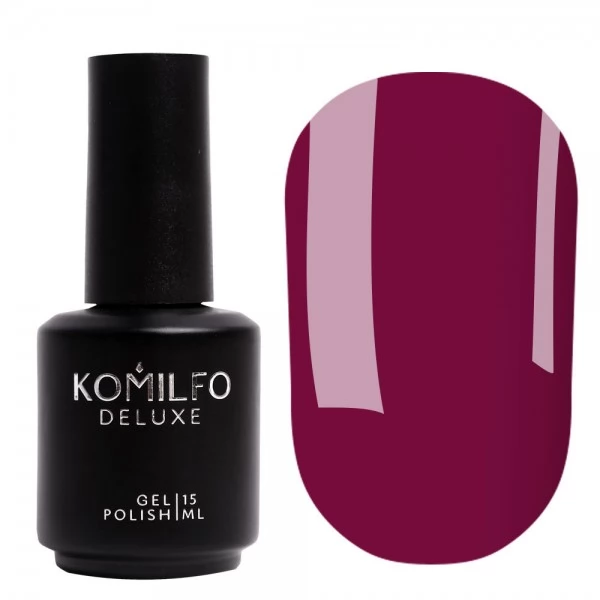 Gel polish Komilfo Deluxe Series D092 15 ml (dark fuchsia, enamel) Gel polish Komilfo Deluxe Series D092 15 ml (dark fuchsia, enamel)