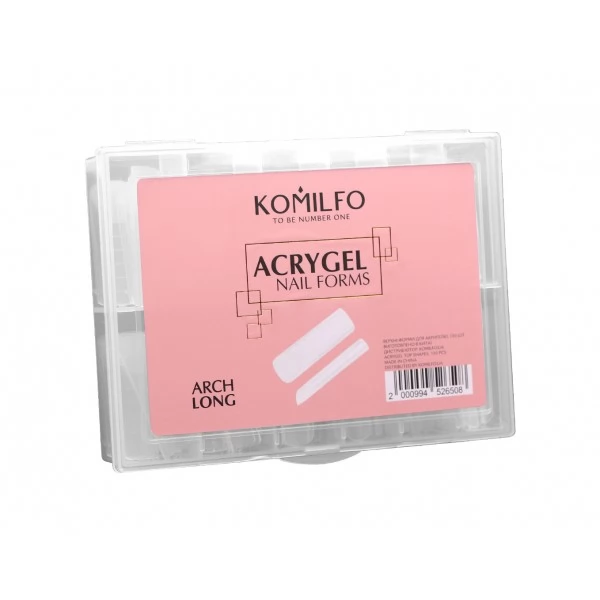 Komilfo Top Nail Forms Long Arch 130 pcs Komilfo Top Nail Forms Long Arch 130 pcs