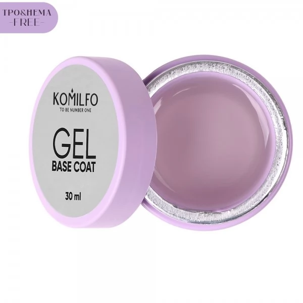 Komilfo Gel Base Coat HEMA-TPO free 30 ml gel jar Komilfo Gel Base Coat HEMA-TPO free 30 ml gel jar