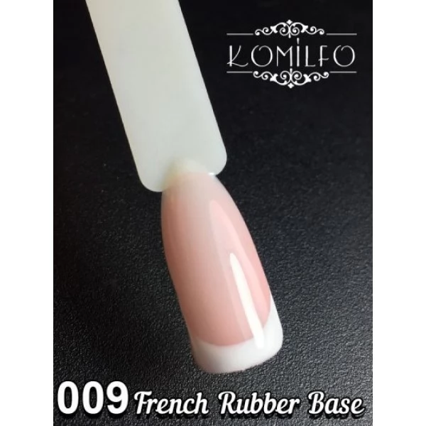 Komilfo French Rubber Base 30 ml 009 (without brush) Komilfo French Rubber Base 30 ml 009 (without brush)
