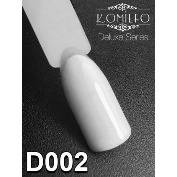 Gel polish D002 8 ml Komilfo Deluxe (white porcelain, enamel) Gel polish D002 8 ml Komilfo Deluxe (white porcelain, enamel)