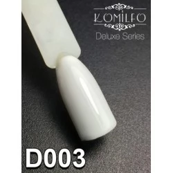 Gel polish D003 8 ml Komilfo Deluxe (white, enamel)