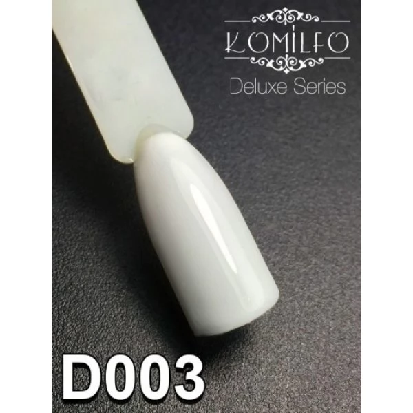 Gel polish D003 8 ml Komilfo Deluxe (white, enamel) Gel polish D003 8 ml Komilfo Deluxe (white, enamel)