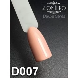 Gel polish D007 8 ml Komilfo Deluxe (light, beige-peach, enamel)