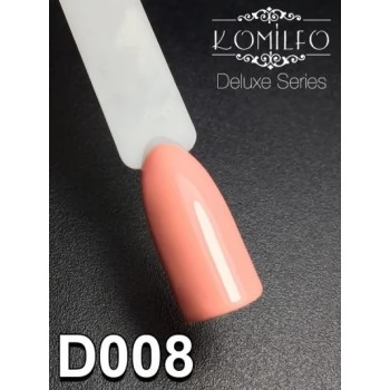 Gel polish D008 8 ml Komilfo Deluxe (muted, slightly beige-pink, enamel)