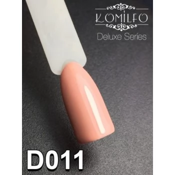 Gel polish D011 8 ml Komilfo Deluxe (light caramel, enamel)
