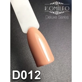 Gel polish D012 8 ml Komilfo Deluxe (dark nude, enamel)
