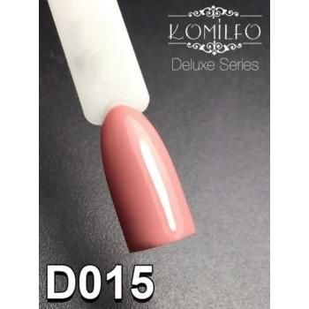 Gel polish D015 8 ml Komilfo Deluxe (dark caramel, enamel)