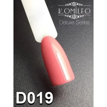 Gel polish D019 8 ml Komilfo Deluxe (salmon pink, enamel)