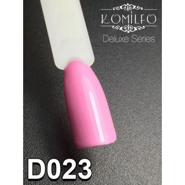 Gel polish D023 8 ml Komilfo Deluxe (pink carnation, enamel) Gel polish D023 8 ml Komilfo Deluxe (pink carnation, enamel)