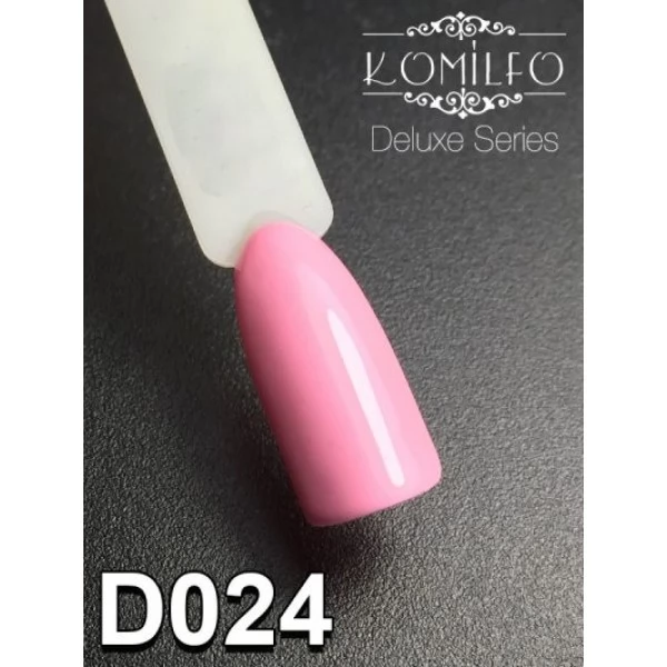 Gel polish D024 8 ml Komilfo Deluxe (light pink, enamel) Gel polish D024 8 ml Komilfo Deluxe (light pink, enamel)