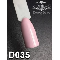 Gel polish D035 8 ml Komilfo Deluxe (light gray-lilac, enamel)