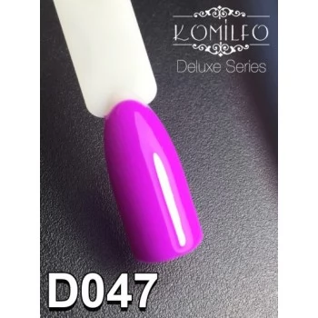 Gel polish D047 8 ml Komilfo Deluxe (purple-eggplant, enamel)