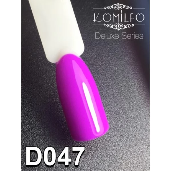 Gel polish D047 8 ml Komilfo Deluxe (purple-eggplant, enamel) Gel polish D047 8 ml Komilfo Deluxe (purple-eggplant, enamel)