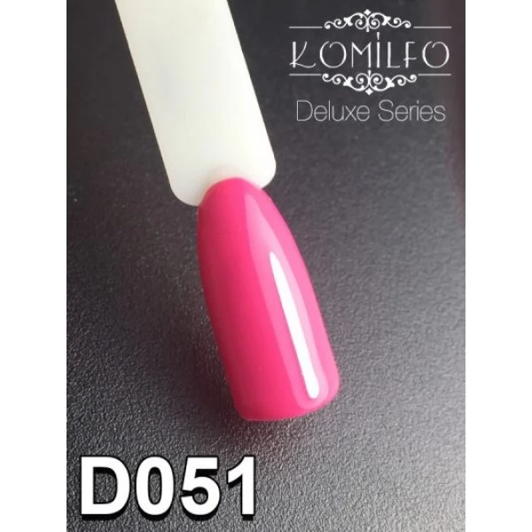 Gel polish D051 8 ml Komilfo Deluxe (pink barbie, enamel) Gel polish D051 8 ml Komilfo Deluxe (pink barbie, enamel)