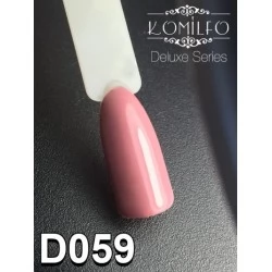 Gel polish D059 8 ml Komilfo Deluxe (coffee marsala, enamel)