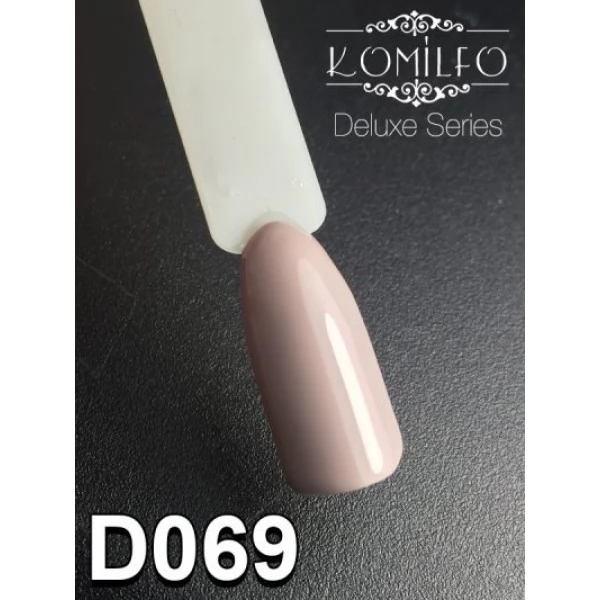 Gel polish D069 8 ml Komilfo Deluxe (light beige-gray, enamel) Gel polish D069 8 ml Komilfo Deluxe (light beige-gray, enamel)