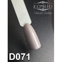 Gel polish D071 8 ml Komilfo Deluxe (light graphite, enamel)
