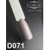 Gel polish D071 8 ml Komilfo Deluxe (light graphite, enamel)