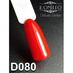 Gel polish D080 8 ml Komilfo Deluxe (red, enamel)
