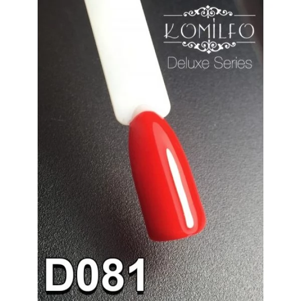 Gel polish D081 8 ml Komilfo Deluxe (dark red, enamel) Gel polish D081 8 ml Komilfo Deluxe (dark red, enamel)
