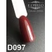Gel polish D097 8 ml Komilfo Deluxe (brown-burgundy, enamel) Gel polish D097 8 ml Komilfo Deluxe (brown-burgundy, enamel)