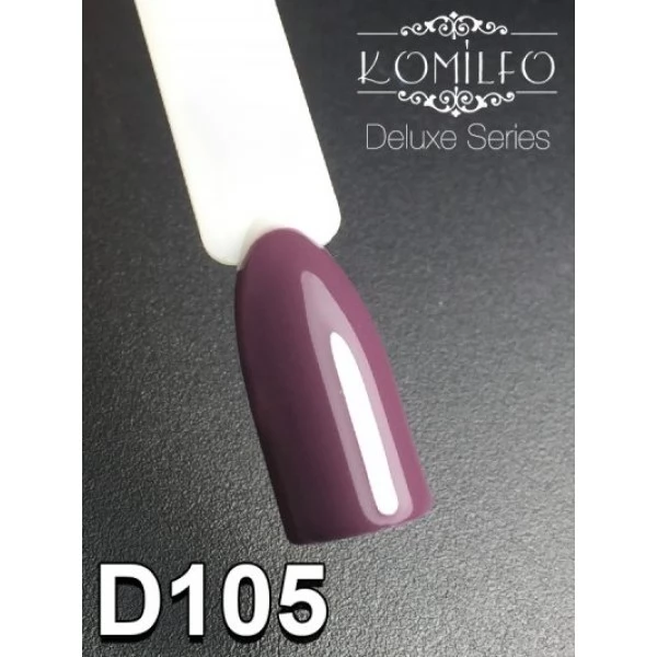 Gel polish D105 8 ml Komilfo Deluxe (gray-eggplant, enamel) Gel polish D105 8 ml Komilfo Deluxe (gray-eggplant, enamel)