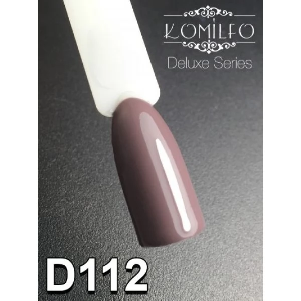 Gel polish D112 8 ml Komilfo Deluxe (lilac-gray-brown, enamel) Gel polish D112 8 ml Komilfo Deluxe (lilac-gray-brown, enamel)
