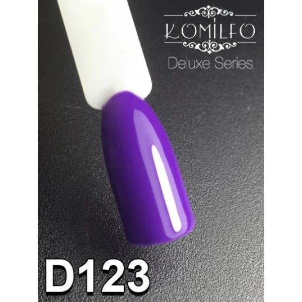 Gel polish D123 8 ml Komilfo Deluxe (blue-violet, enamel) Gel polish D123 8 ml Komilfo Deluxe (blue-violet, enamel)