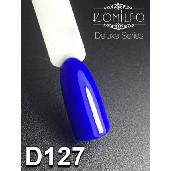 Gel polish D127 8 ml Komilfo Deluxe (royal blue, enamel) Gel polish D127 8 ml Komilfo Deluxe (royal blue, enamel)
