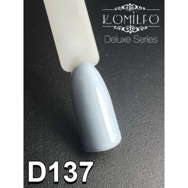 Gel polish D137 8 ml Komilfo Deluxe (light, gray-blue, enamel) Gel polish D137 8 ml Komilfo Deluxe (light, gray-blue, enamel)
