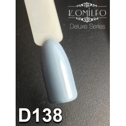 Gel polish D138 8 ml Komilfo Deluxe (gray-blue, enamel)