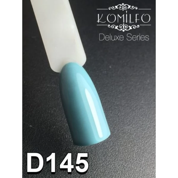 Gel polish D145 8 ml Komilfo Deluxe (light turquoise, enamel) Gel polish D145 8 ml Komilfo Deluxe (light turquoise, enamel)