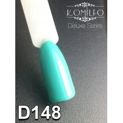 Gel polish D148 8 ml Komilfo Deluxe (saturated aquamarine, enamel)