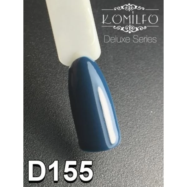 Gel polish D155 8 ml Komilfo Deluxe (dark jade, enamel) Gel polish D155 8 ml Komilfo Deluxe (dark jade, enamel)