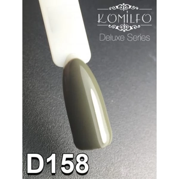 Gel polish D158 8 ml Komilfo Deluxe (khaki, enamel) Gel polish D158 8 ml Komilfo Deluxe (khaki, enamel)