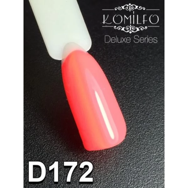 Gel polish D172 8 ml Komilfo Deluxe (bright, rich orange-coral, neon) Gel polish D172 8 ml Komilfo Deluxe (bright, rich orange-coral, neon)