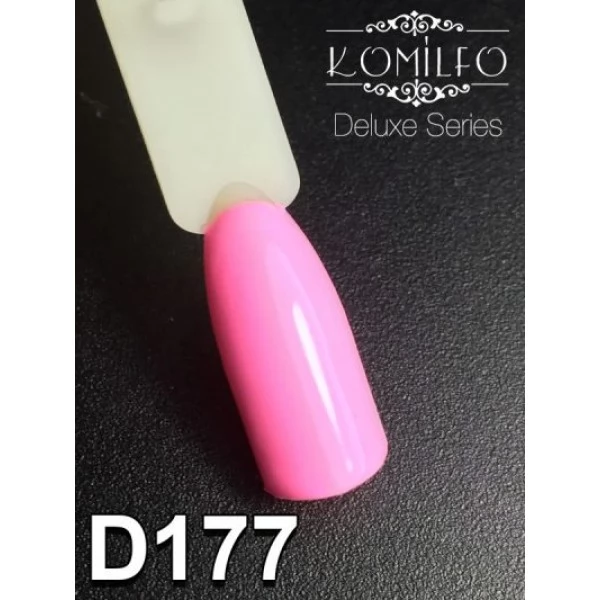 Gel polish D177 8 ml Komilfo Deluxe (pink, enamel) Gel polish D177 8 ml Komilfo Deluxe (pink, enamel)