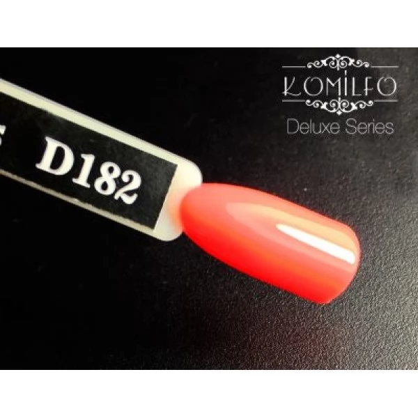 Gel polish D182 8 ml Komilfo Deluxe (bright coral, neon) Gel polish D182 8 ml Komilfo Deluxe (bright coral, neon)