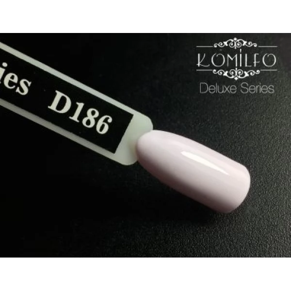Gel polish D186 8 ml Komilfo Deluxe (very light lilac, enamel) Gel polish D186 8 ml Komilfo Deluxe (very light lilac, enamel)