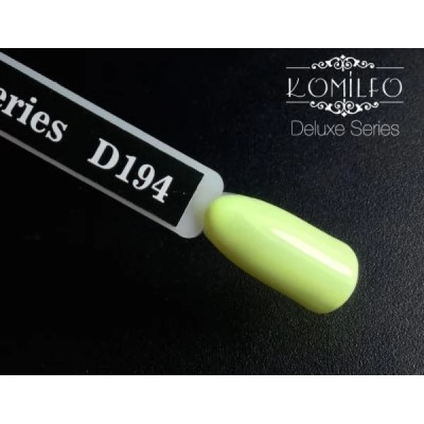 Gel polish D194 8 ml Komilfo Deluxe (pale yellow, enamel) Gel polish D194 8 ml Komilfo Deluxe (pale yellow, enamel)