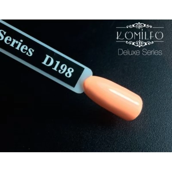 Gel polish D198 8 ml Komilfo Deluxe (rich peach, enamel) Gel polish D198 8 ml Komilfo Deluxe (rich peach, enamel)