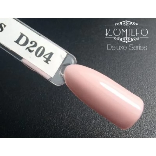 Gel polish D204 8 ml Komilfo Deluxe (delicate, pink-beige, enamel, for) Gel polish D204 8 ml Komilfo Deluxe (delicate, pink-beige, enamel, for)
