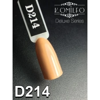 Gel polish D214 8 ml Komilfo Deluxe (milky caramel, enamel)